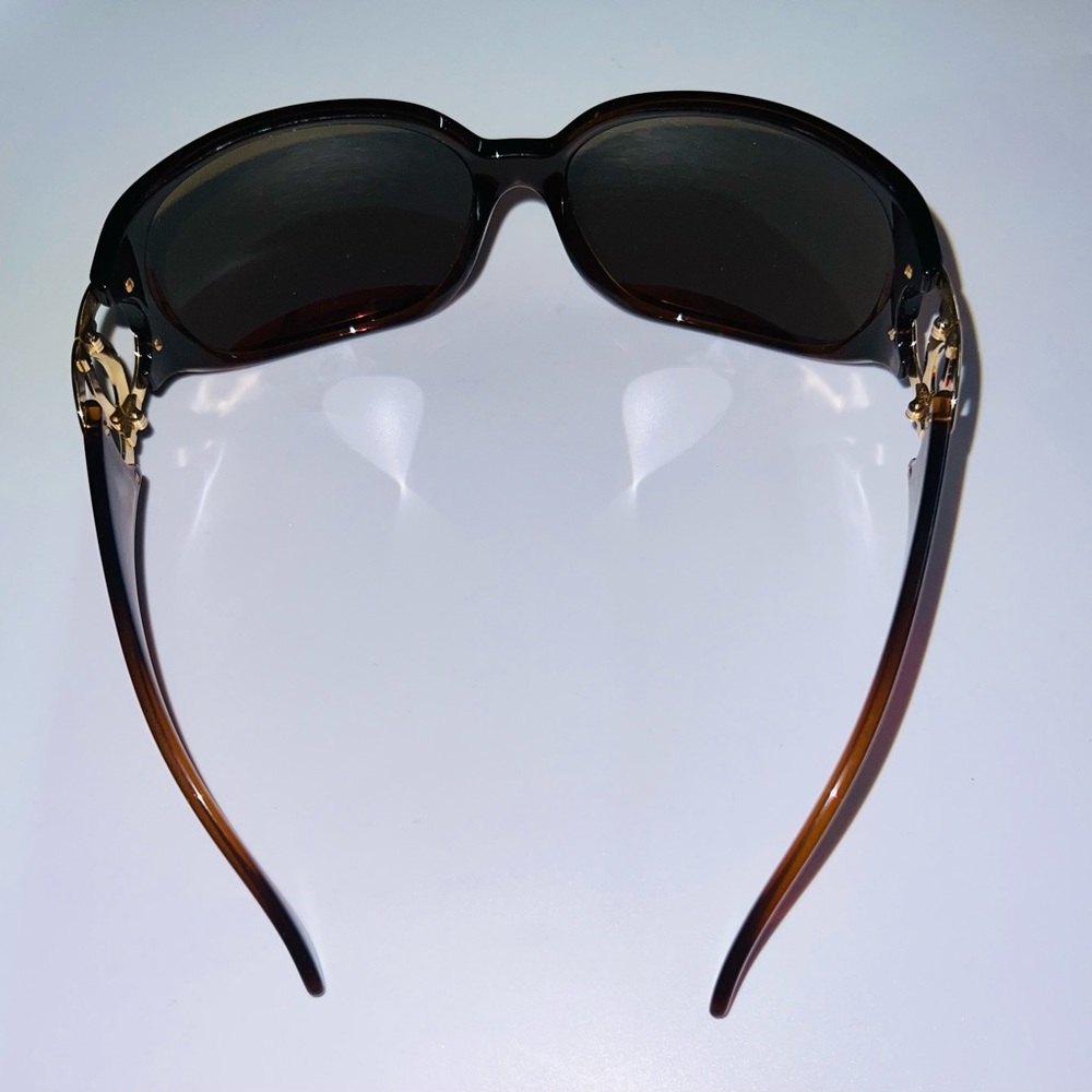 Chanel brown and gold sunglasses - Picture 7 of 10